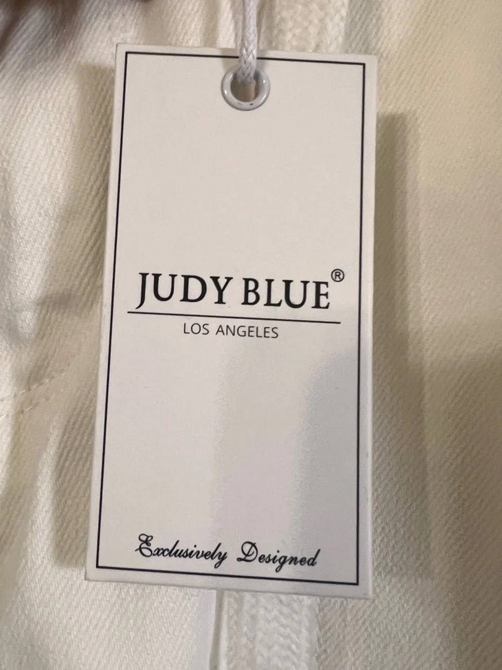 Judy Blue White Drawstring Utility Pants NEW WITH TAGS - Picture 11 of 12